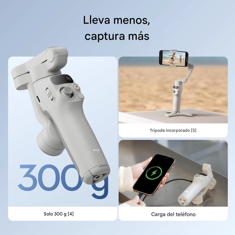 DJI OSMO MOBILE 7 | ESTABILIZADOR CON TRIPODE - ACTIVETRACK 7.0 - 3