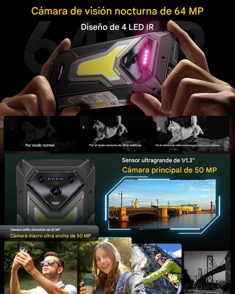 ULEFONE ARMOR 34 PRO PROYECTOR DLP 25500MAH 5G - 7