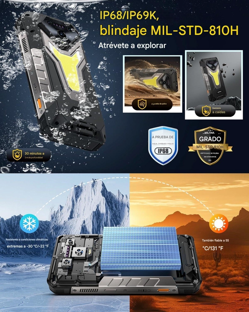 ULEFONE ARMOR 34 PRO PROYECTOR DLP 25500MAH 5G - 9