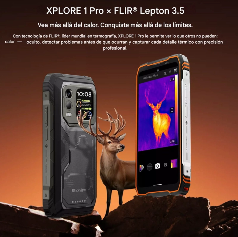 BLACKVIEW XPLORE 1 PRO CAMARA TE RMICA FLIR 20.000MAH 5G RESISTENTE - 3