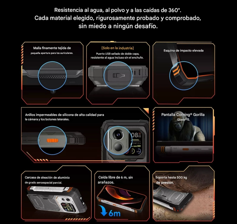 BLACKVIEW XPLORE 1 PRO CAMARA TE RMICA FLIR 20.000MAH 5G RESISTENTE - 4