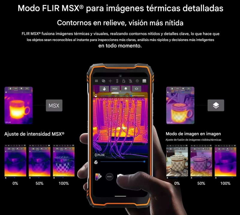 BLACKVIEW XPLORE 1 PRO CAMARA TE RMICA FLIR 20.000MAH 5G RESISTENTE - 6
