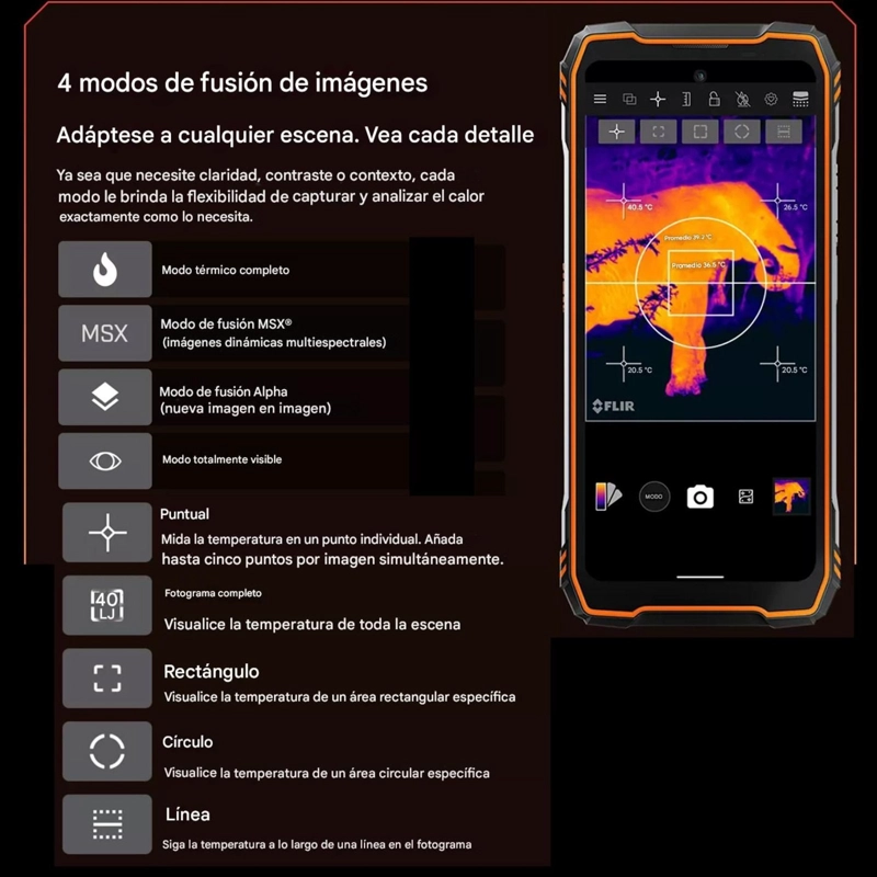 BLACKVIEW XPLORE 1 PRO CAMARA TE RMICA FLIR 20.000MAH 5G RESISTENTE - 8