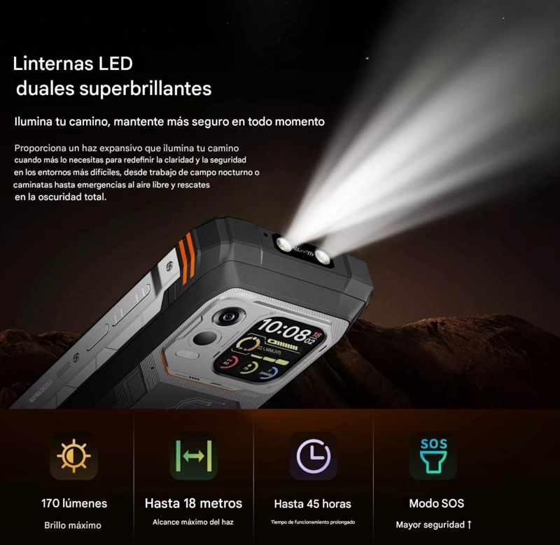 BLACKVIEW XPLORE 1 PRO CAMARA TE RMICA FLIR 20.000MAH 5G RESISTENTE - 9
