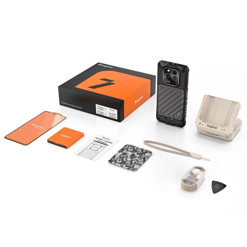 CELULAR RUGONE XEVER 7 ESIM, 2 BATERIAS DOCK AMOLED, TODO TERRENO - 2