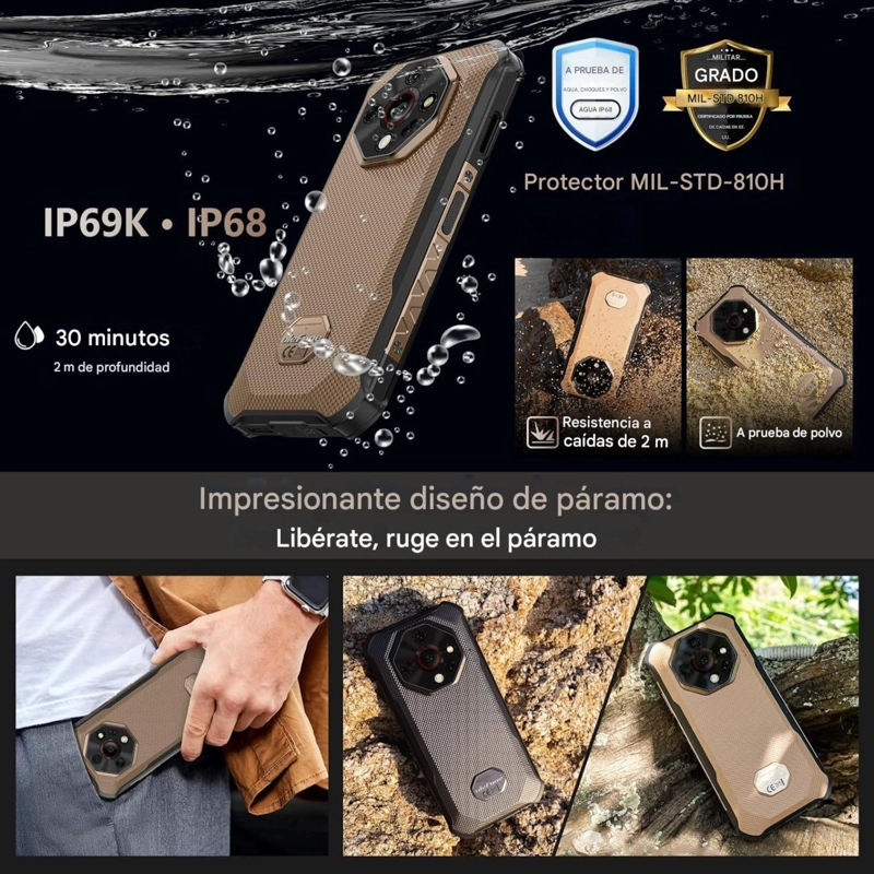 ULEFONE ARMOR X16 PRO RESISTENTE RUGGED 5G 10360MAH 16GB/256GB 2SIM - 3