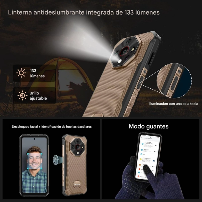 ULEFONE ARMOR X16 PRO RESISTENTE RUGGED 5G 10360MAH 16GB/256GB 2SIM - 5