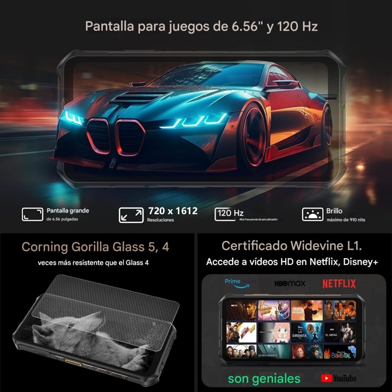 ULEFONE ARMOR X16 PRO RESISTENTE RUGGED 5G 10360MAH 16GB/256GB 2SIM - 7