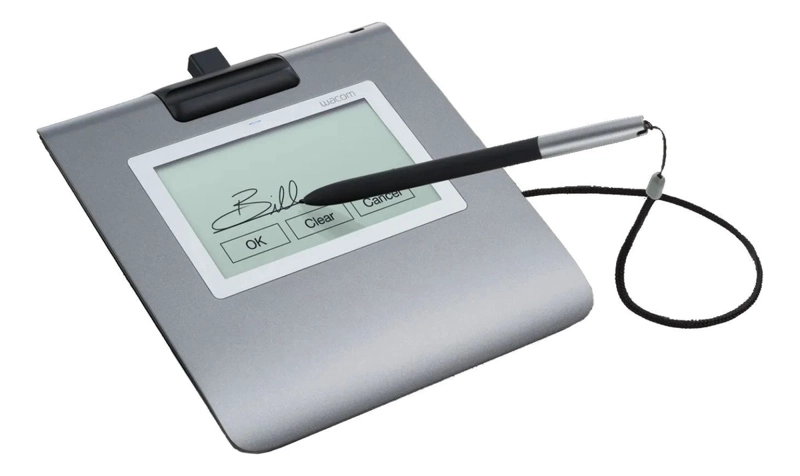TABLETA DE FIRMAS DIGITAL - WACOM STU-430 | LCD 4.5 CIFRADO RSA USB GRIS - 2