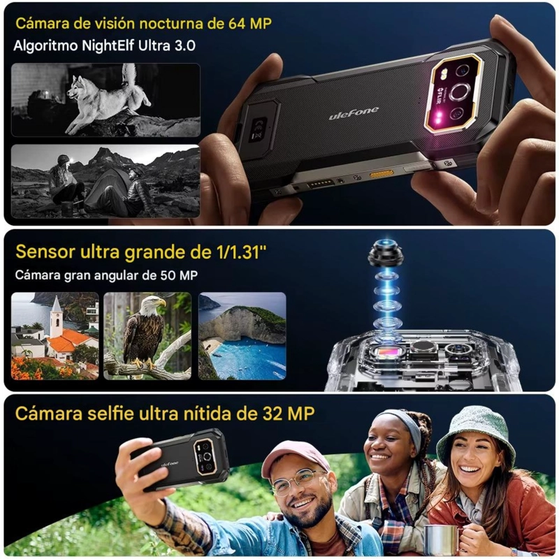 CELULAR RESISTENTE - ULEFONE ARMOR 27T - 6