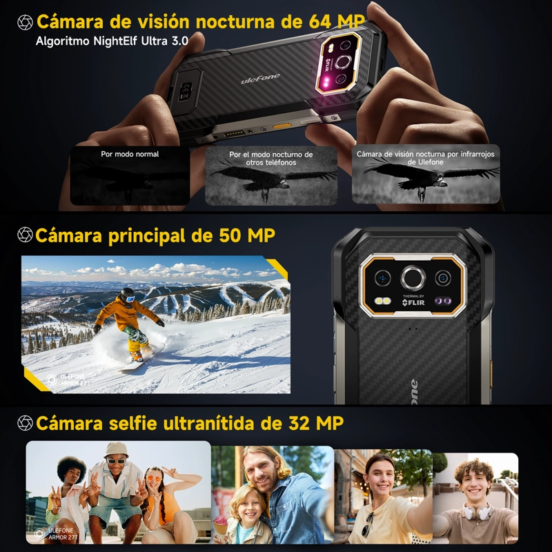 CELULAR RESISTENTE - ULEFONE ARMOR 27T - 7