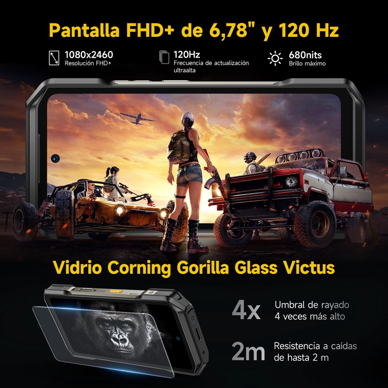 CELULAR RESISTENTE - ULEFONE ARMOR 27T - 8