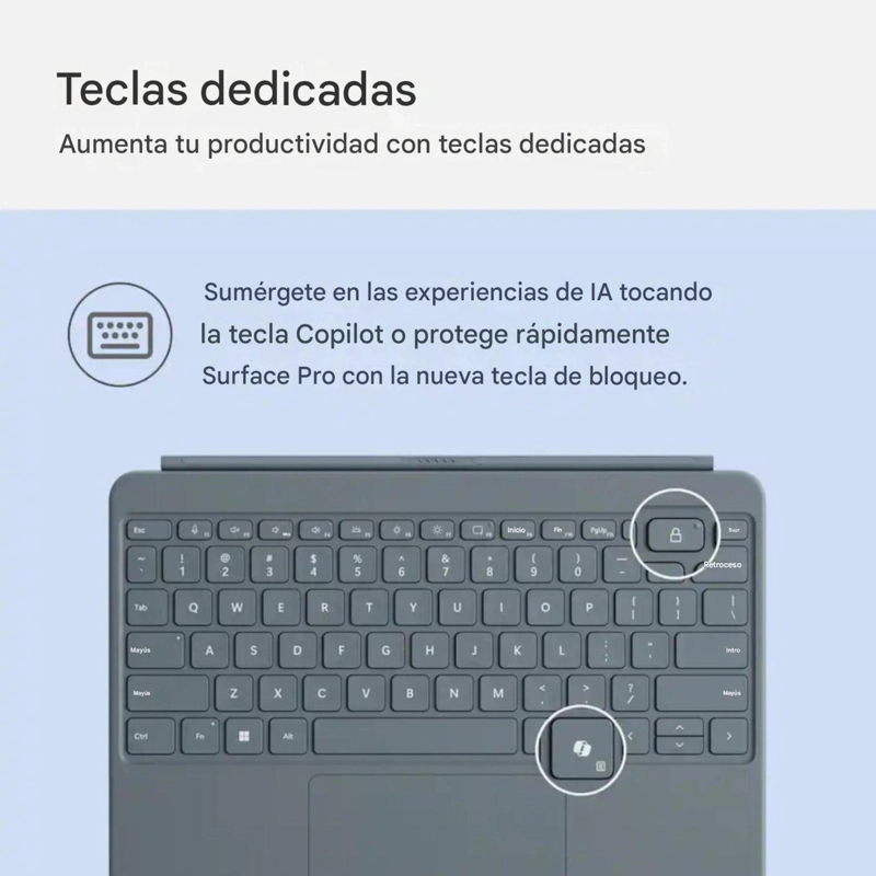 PACK TECLADO SURFACE PRO 12 + LAPIZ SLIM PEN 2 GRIS - 3