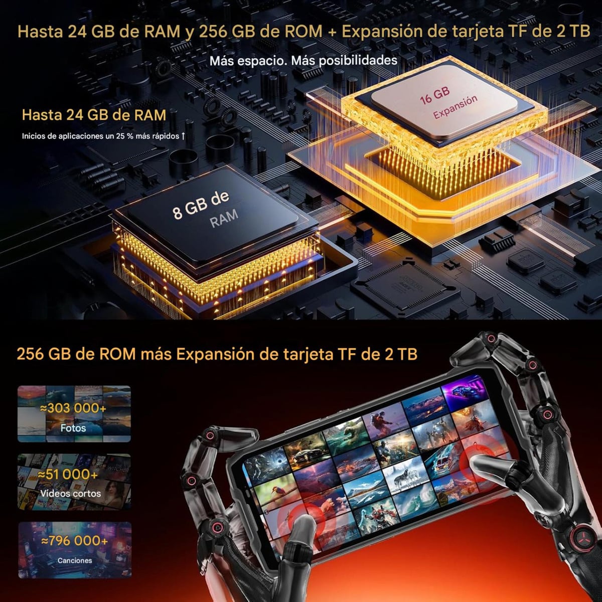 BLACKVIEW BL7000 5G RUGGED AI PANTALLA 2.4K CAMARA NOCTURNA - 8