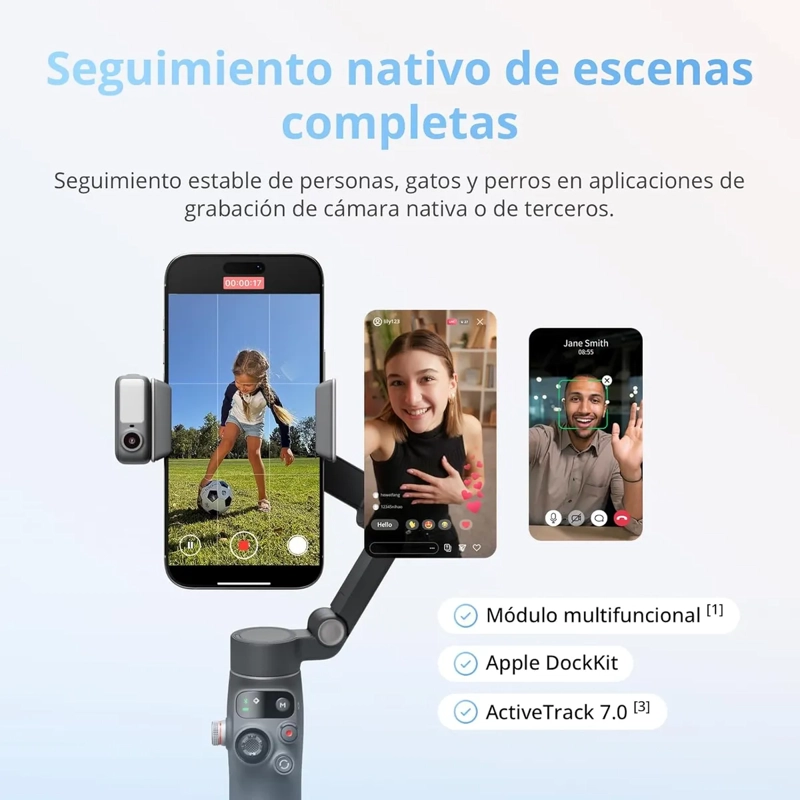 DJI OSMO MOBILE 8 GIMBAL ESTABILIZADOR 360 MODULO IA - 3