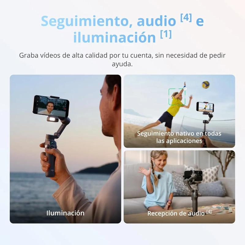 DJI OSMO MOBILE 8 GIMBAL ESTABILIZADOR 360 MODULO IA - 4