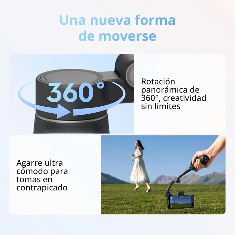 DJI OSMO MOBILE 8 GIMBAL ESTABILIZADOR 360 MODULO IA - 5