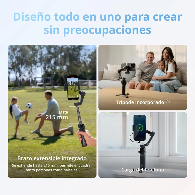 DJI OSMO MOBILE 8 GIMBAL ESTABILIZADOR 360 MODULO IA - 6