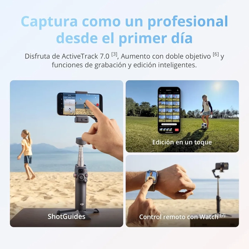 DJI OSMO MOBILE 8 GIMBAL ESTABILIZADOR 360 MODULO IA - 8