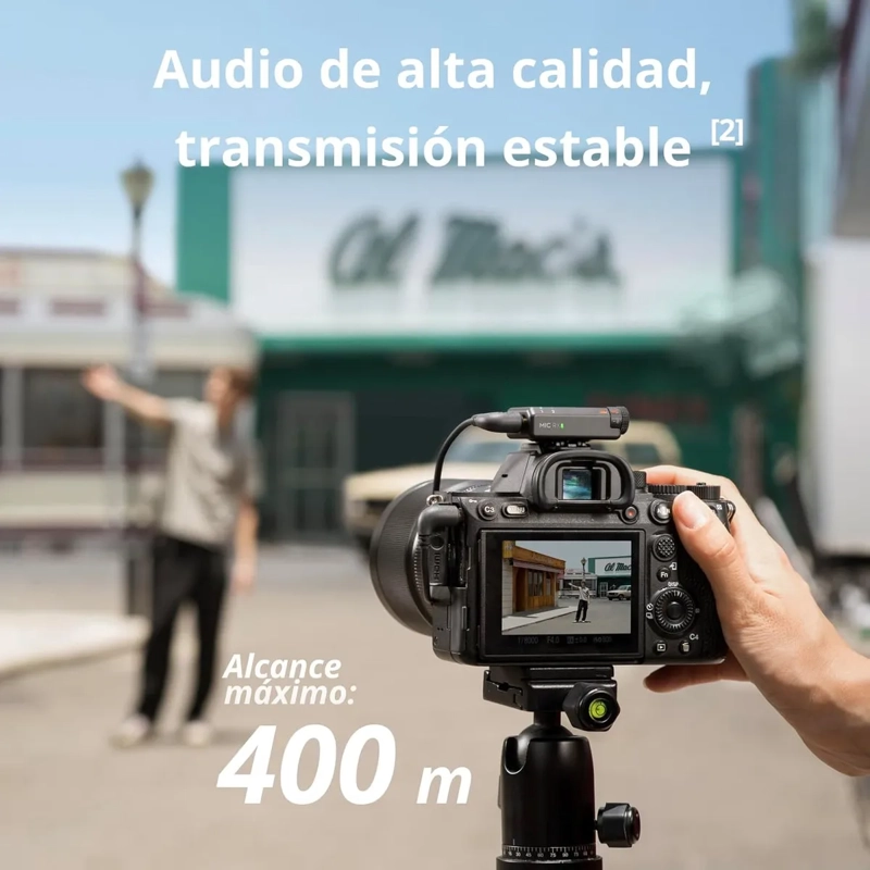 DJI MIC MINI (1 TX + 1 RX) | 1 MICROFONO Y BASE DE CARGA - 3