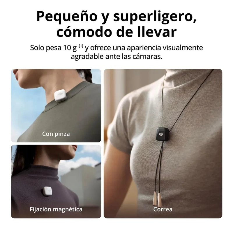 DJI MIC MINI (1 TX + 1 RX) | 1 MICROFONO Y BASE DE CARGA - 8