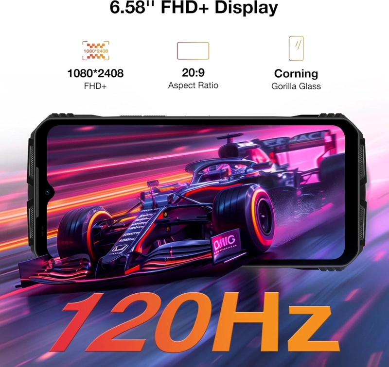 DOOGEE V MAX PLUS 5G RUGERIZADO 22000MAH 36GB RAM 512GB BATERIA MONSTRUO DURA DIAS USO EXTREMO - 9