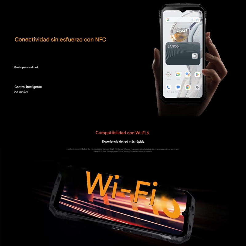 DOOGEE V MAX PLUS 5G RUGERIZADO 22000MAH 36GB RAM 512GB BATERIA MONSTRUO DURA DIAS USO EXTREMO - 11