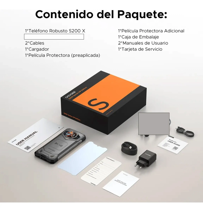 DOOGEE S200X 5G RUGERIZADO 48GB RAM 512GB ANDROID 16 PANTALLA DUAL POTENCIA EXTREMA ULTRA RESISTENTE - 2