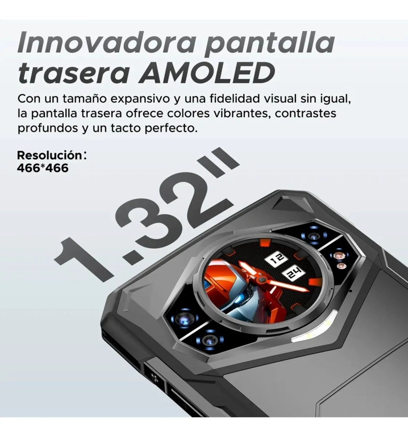 DOOGEE S200X 5G RUGERIZADO 48GB RAM 512GB ANDROID 16 PANTALLA DUAL POTENCIA EXTREMA ULTRA RESISTENTE - 9