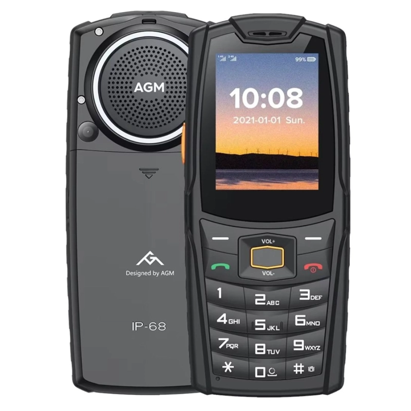 TELE FONO RUGERIZADO AGM M6 4G | IP68 | ALTAVOZ 109DB | DUAL SIM | 2500MAH | LINTERNA TACTICA - 1