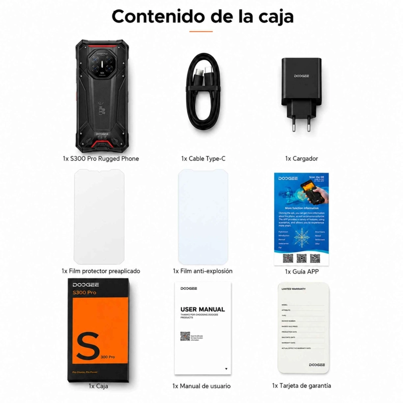 DOOGEE S300 PRO | TELE FONO RUGGED 5G 11000MAH Y CAMARA 200MP - 10