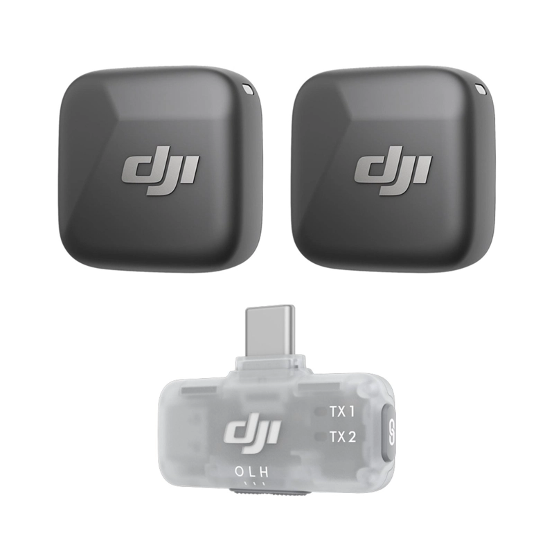 DJI MIC MINI - SON 2 MICROFONOS INALAMBRICOS PROFESIONALES - 1