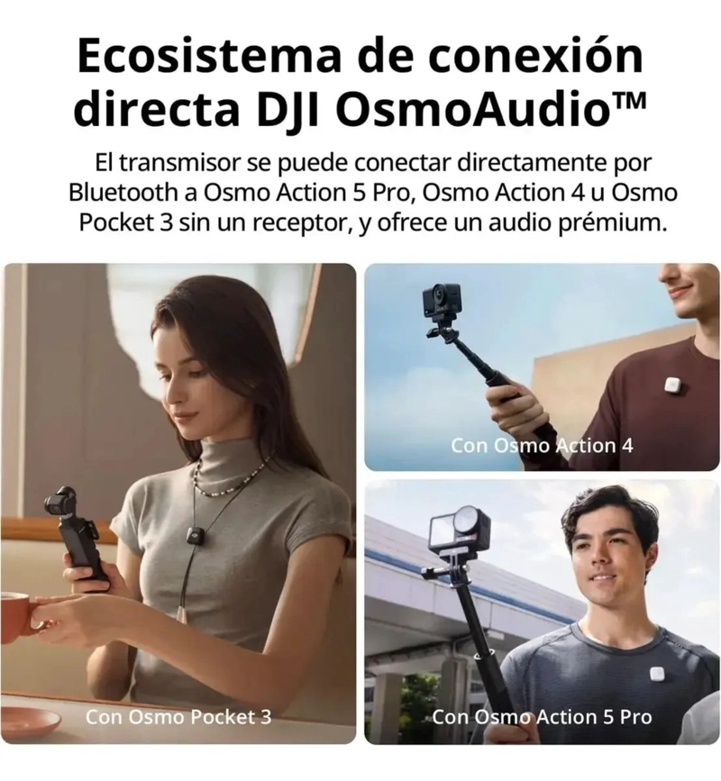 DJI MIC MINI - SON 2 MICROFONOS INALAMBRICOS PROFESIONALES - 2