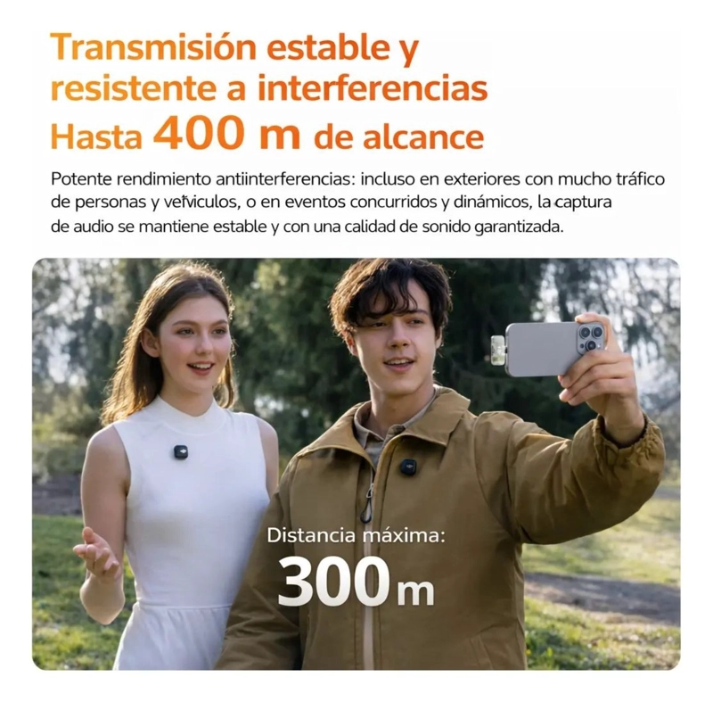 DJI MIC MINI - SON 2 MICROFONOS INALAMBRICOS PROFESIONALES - 4