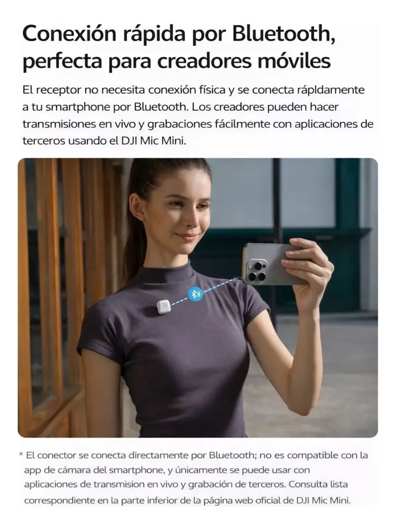 DJI MIC MINI - SON 2 MICROFONOS INALAMBRICOS PROFESIONALES - 5