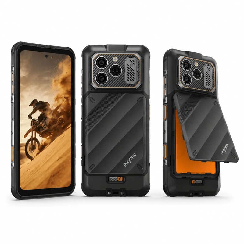ULEFONE CELULAR RUGGED RUGONE XEVER 8 4G 2 BATERIAS 256GB 16GB RAM