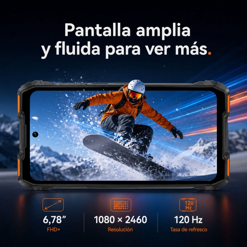 BLACKVIEW ROCK 3 | CELULAR RUGGED CON CAMARA TE RMICA - 6