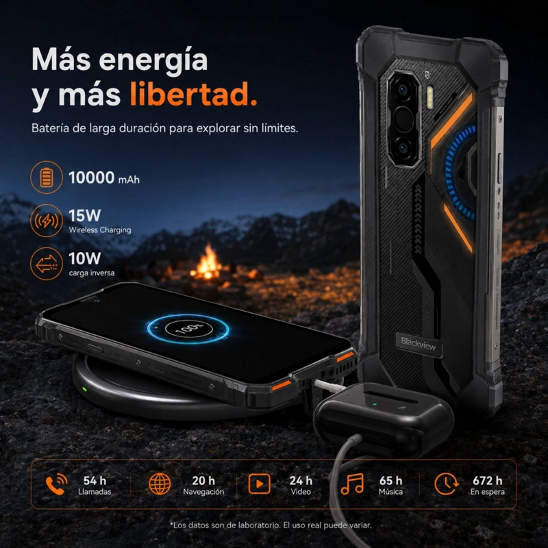 BLACKVIEW ROCK 3 | CELULAR RUGGED CON CAMARA TE RMICA - 7