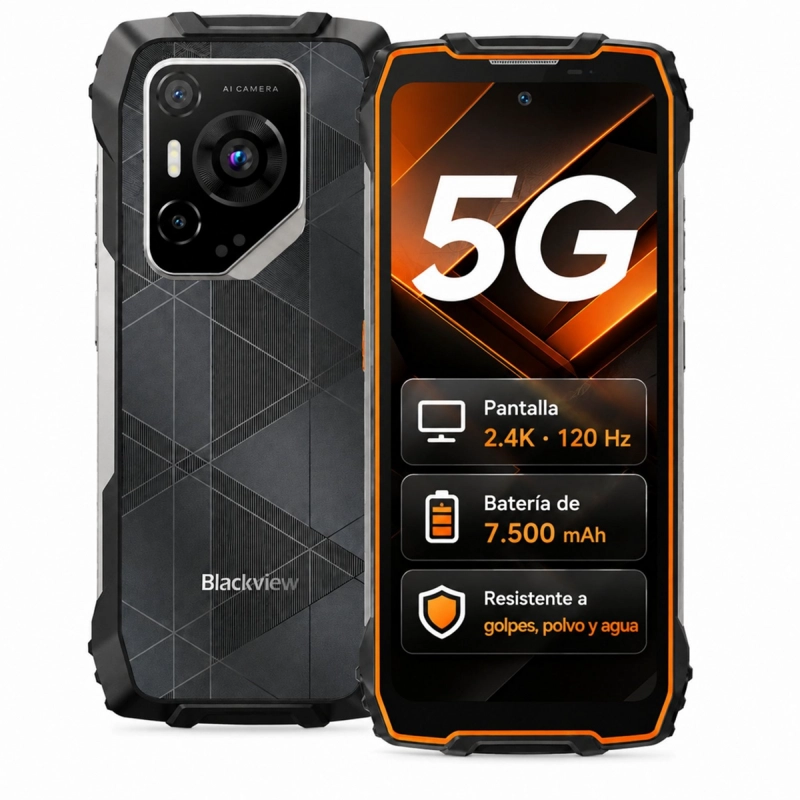 CELULAR RUGGED BLACKVIEW BL7000 PRO 5G 512GB 32GB RAM - 1