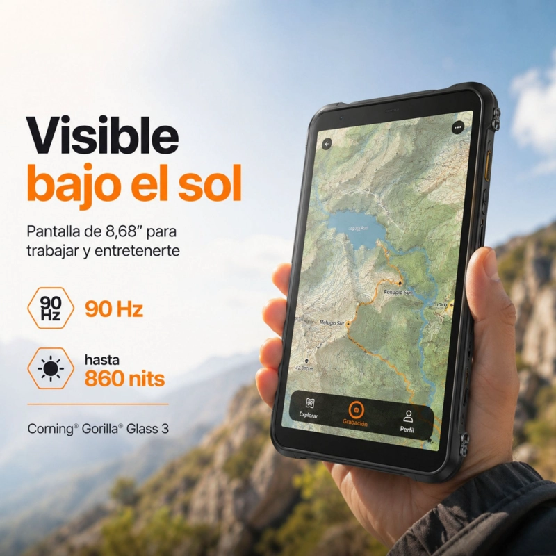 TABLET RUGGED ULEFONE RUGKING PAD PRO 4G COMPACTA 128GB 24GB - 6