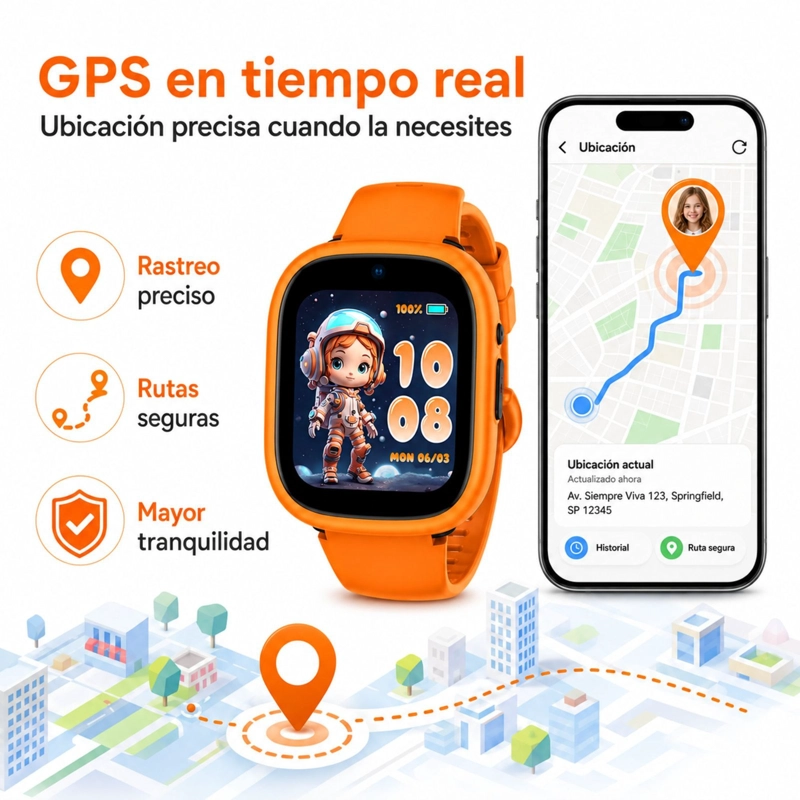 SMARTWATCH INFANTIL LAGENIO K3 4G GPS SOS VIDEOLLAMADAS - 3