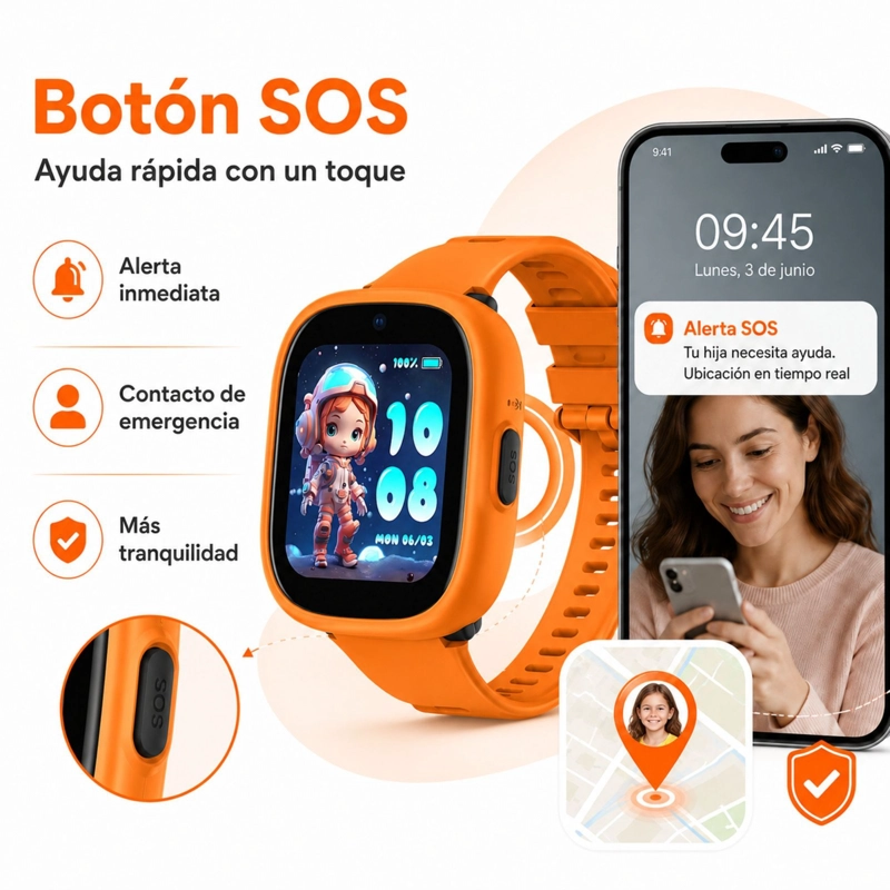 SMARTWATCH INFANTIL LAGENIO K3 4G GPS SOS VIDEOLLAMADAS - 7