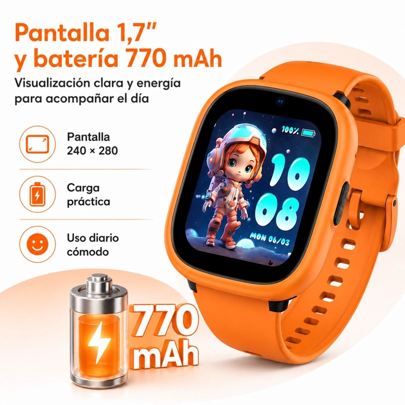 SMARTWATCH INFANTIL LAGENIO K3 4G GPS SOS VIDEOLLAMADAS - 9