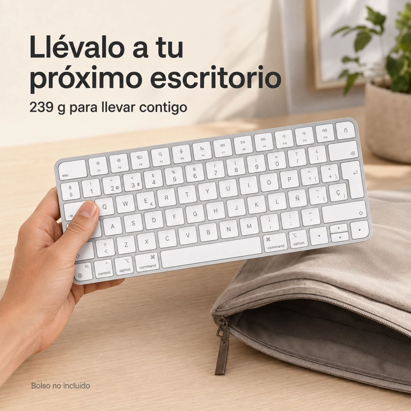 TECLADO APPLE MAGIC KEYBOARD MK2A3E/A ESPAÑOL BLUETOOTH BLANCO - 6