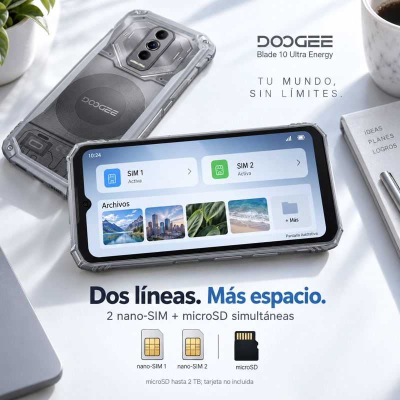 DOOGEE BLADE 10 ULTRA ENERGY 128GB 6GB RAM +30 VIRTUAL PLATA - 7