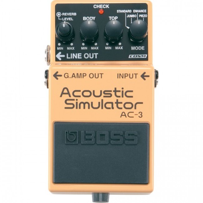 PEDAL SIMULA GUITARRA ACÚSTICA BOSS AC-3 ACOUSTIC SIMULATOR - 1