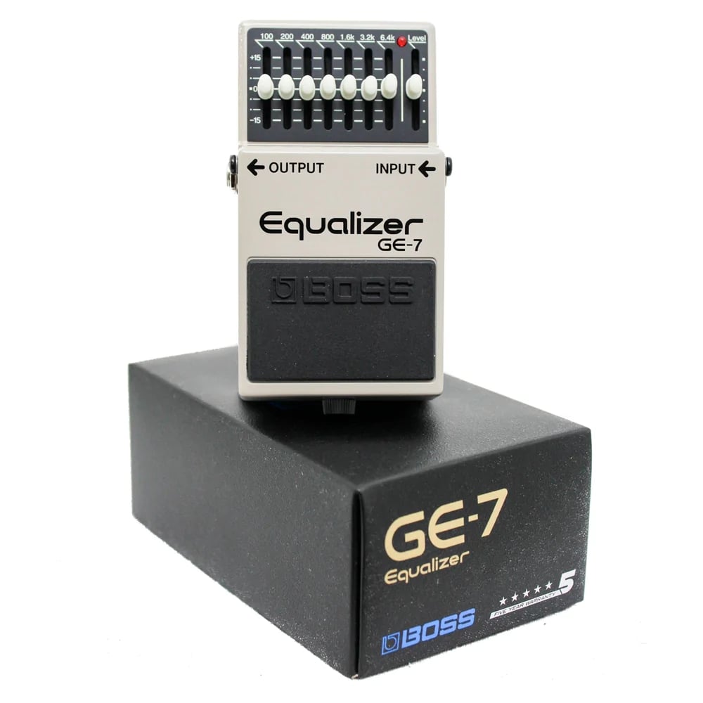 PEDAL ECUALIZADOR PARA GUITARRA BOSS GE-7 EQUALIZER - 3