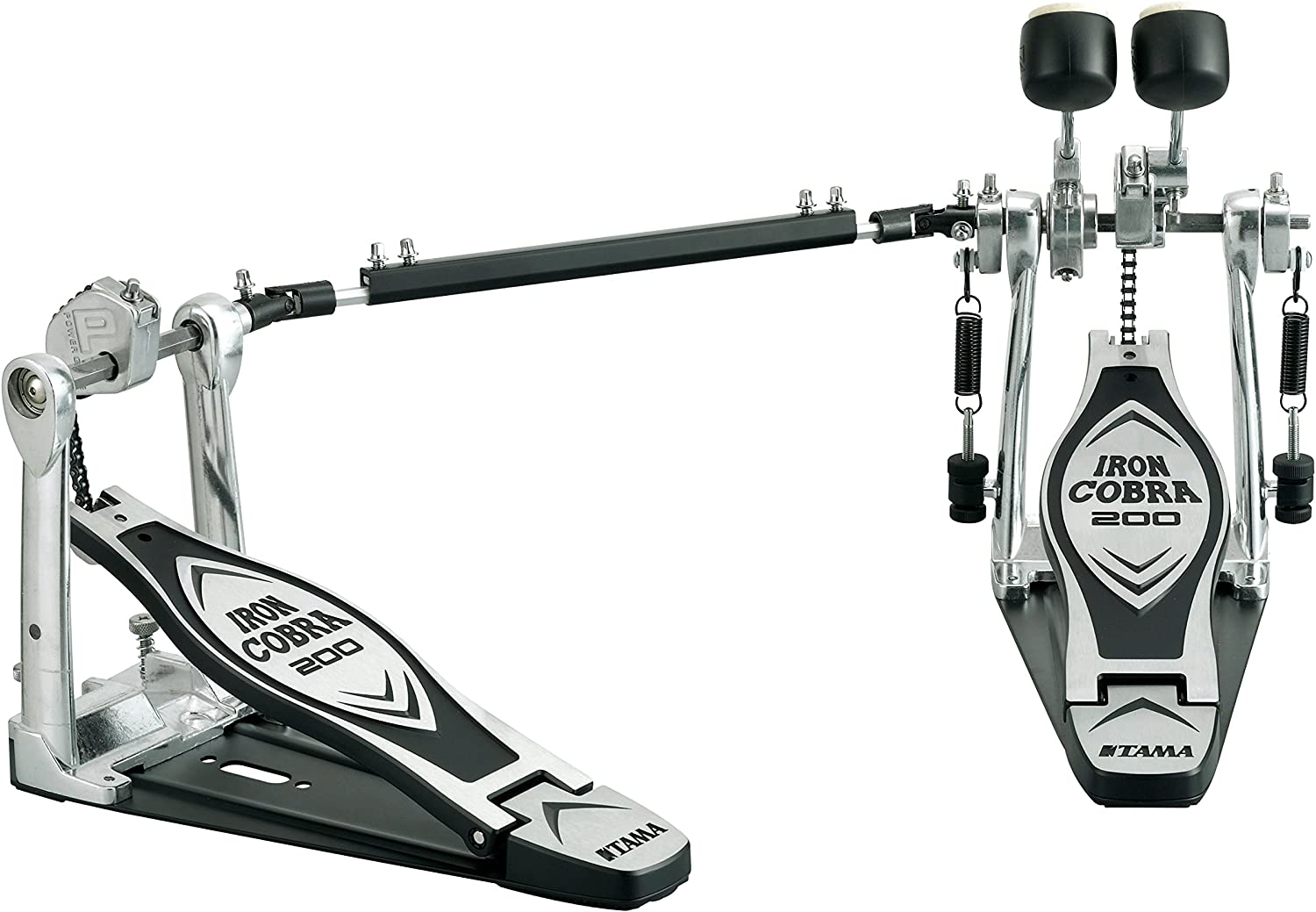 PEDAL DE BOMBO DOBLE TAMA HP200PTW IRON COBRA SIN CASE - 1