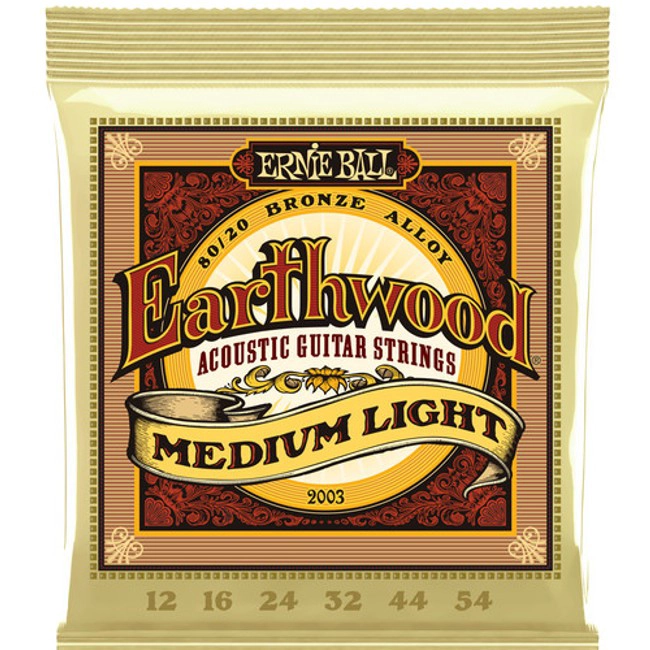 CUERDAS GUITARRA FOLK ERNIE BALL 2010 ERTHWD 12ST LIGHT - 1