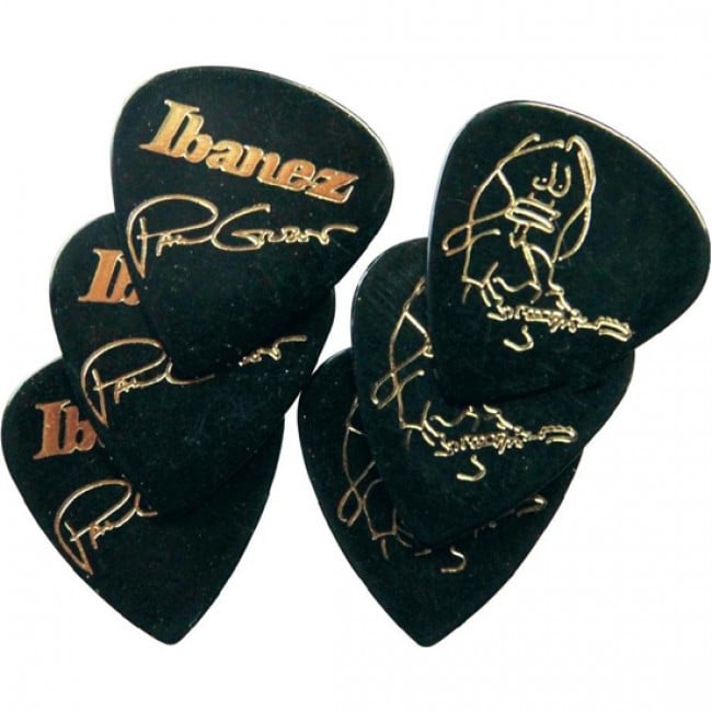 PACK DE 6 UÑETAS IBANEZ B1000PG BK PAUL GILBERT NEGRO - 1